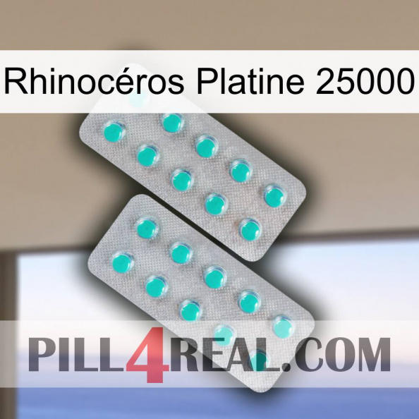 Rhinocéros Platine 25000 29